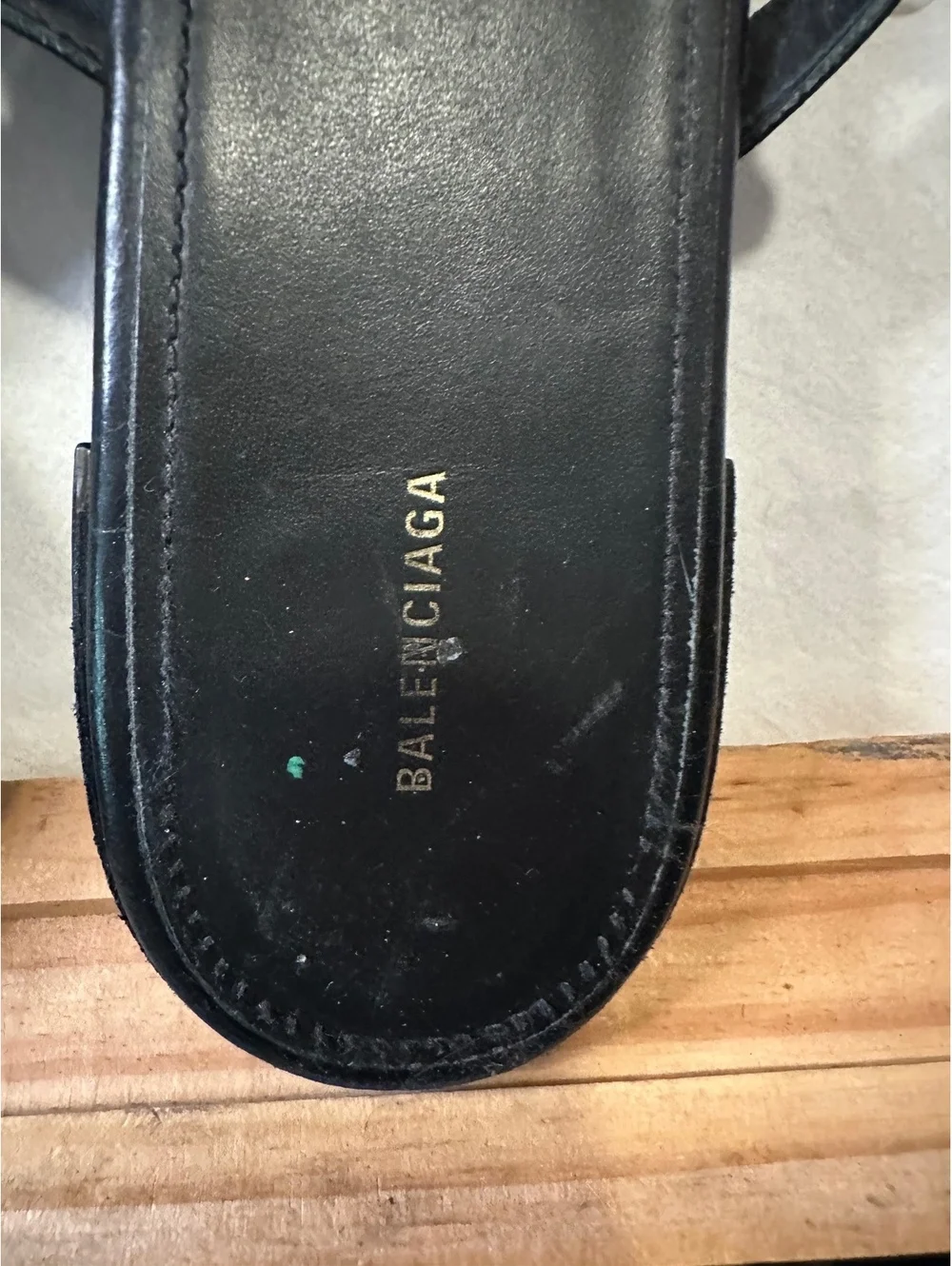 Balenciaga Black Leather Studded Gladiator Multi Strap Sandals 39 US 9